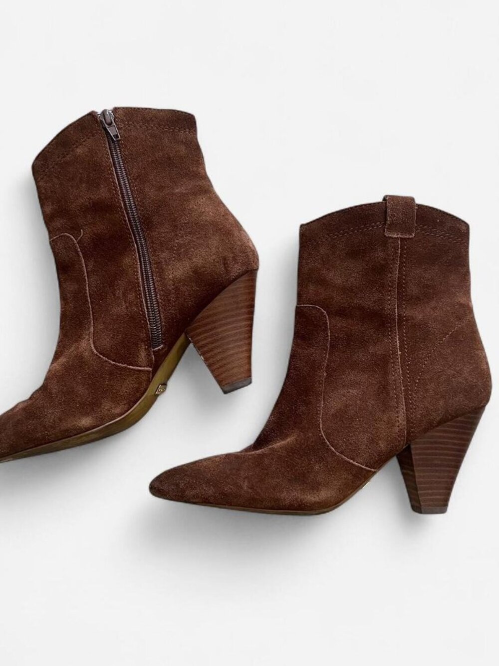 Brown Suede Ankle Boots
